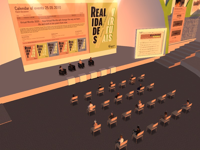 Roundtable Virtual Worlds 2020 in Second Life