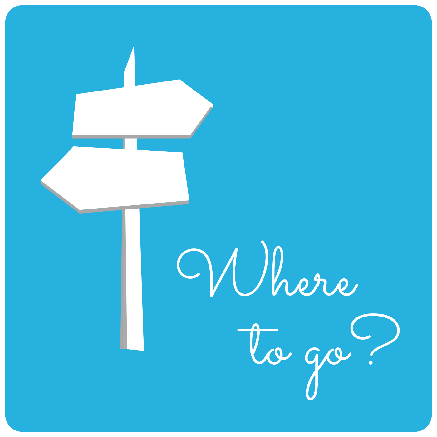 Wegweiser Blog Illustration