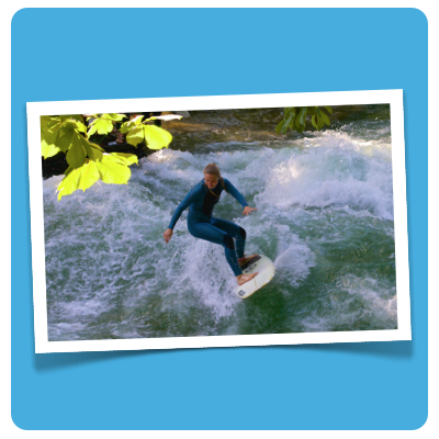 surfing summercamp illustration