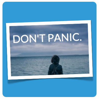 DON'T PANIC - illustration