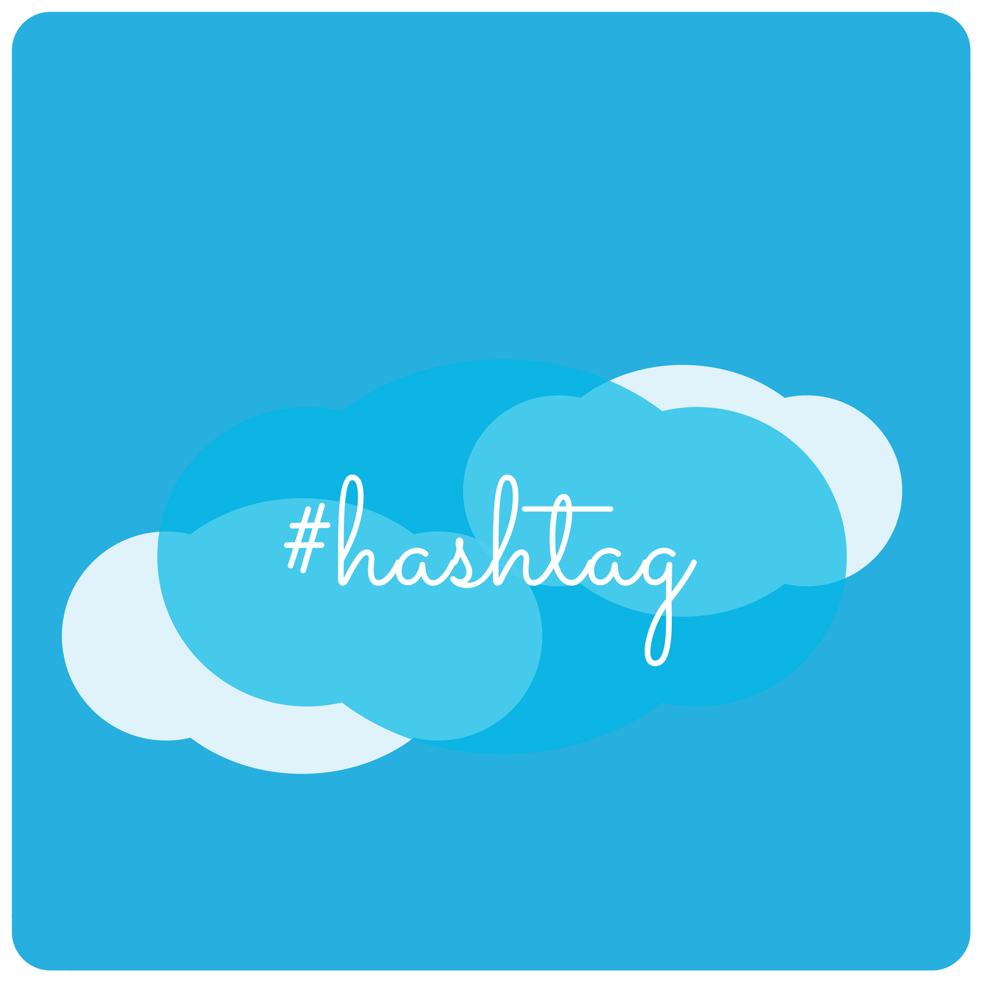 Illustration Hashtag