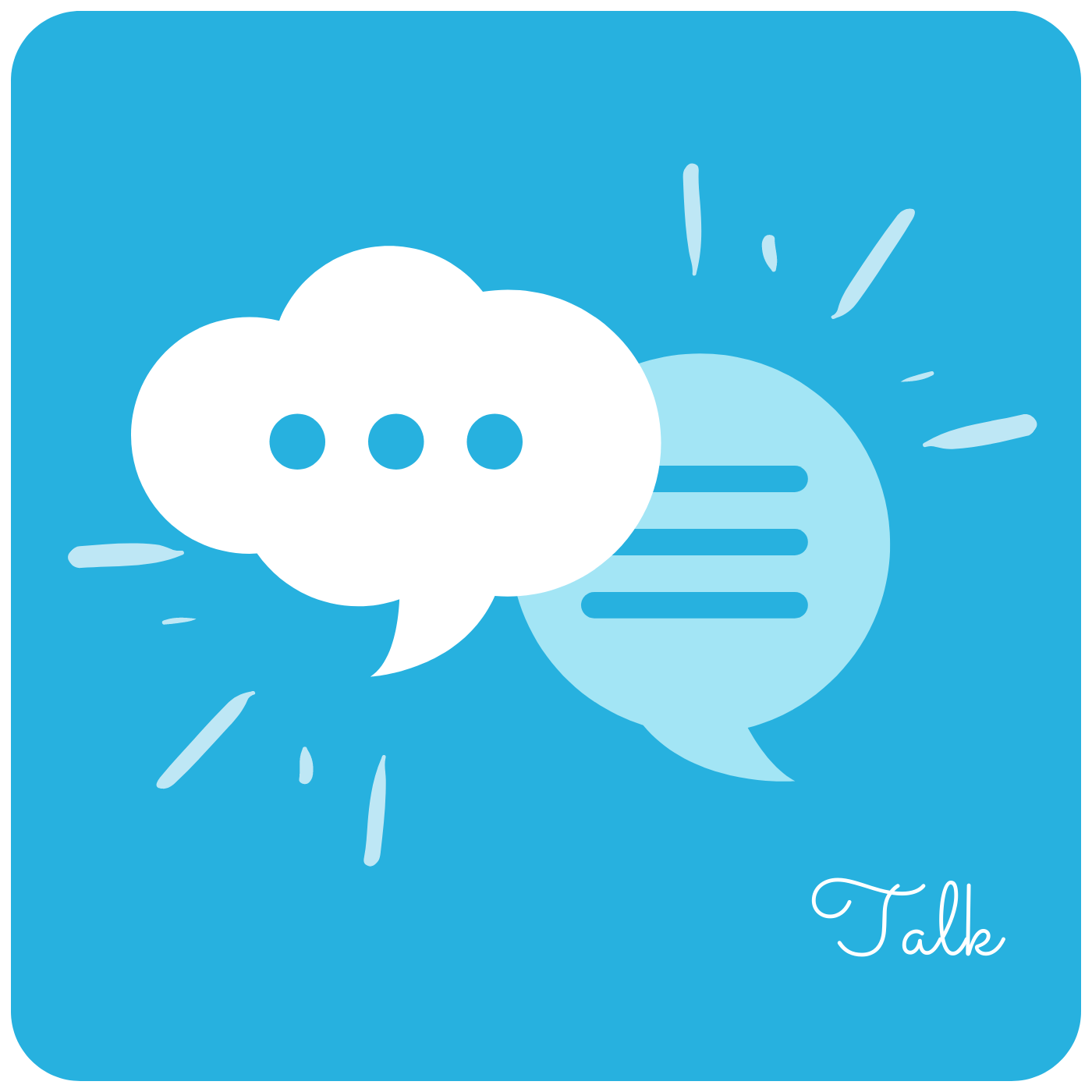Blogillustration Talk