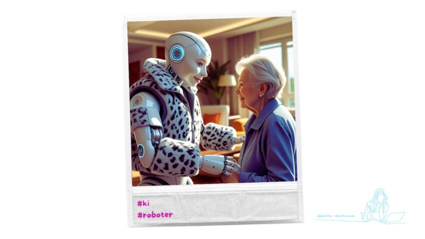 KI Roboter pflegt Mum blogtitel doschu